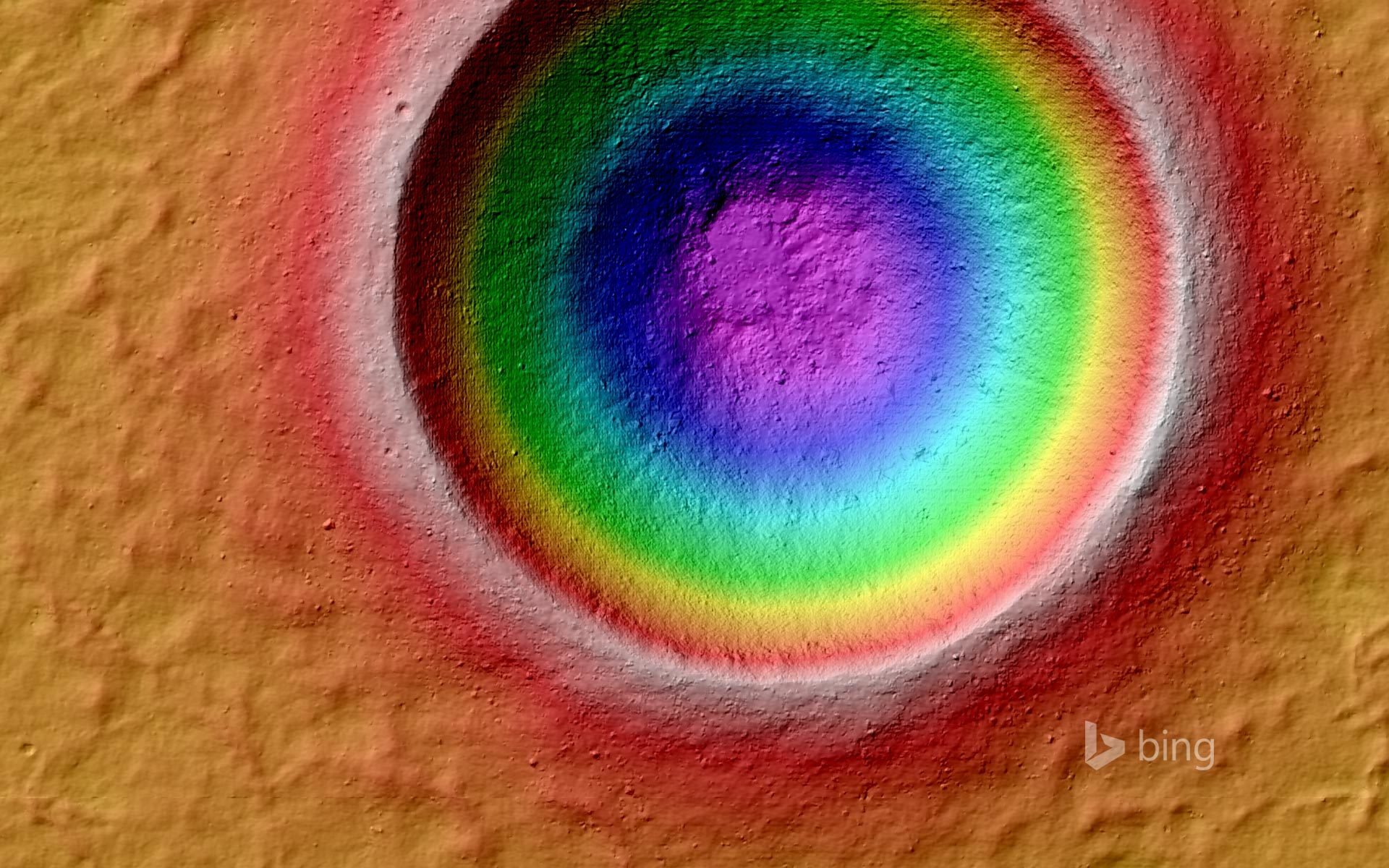 луна linné crater кратер цветовая кодировка рельеф