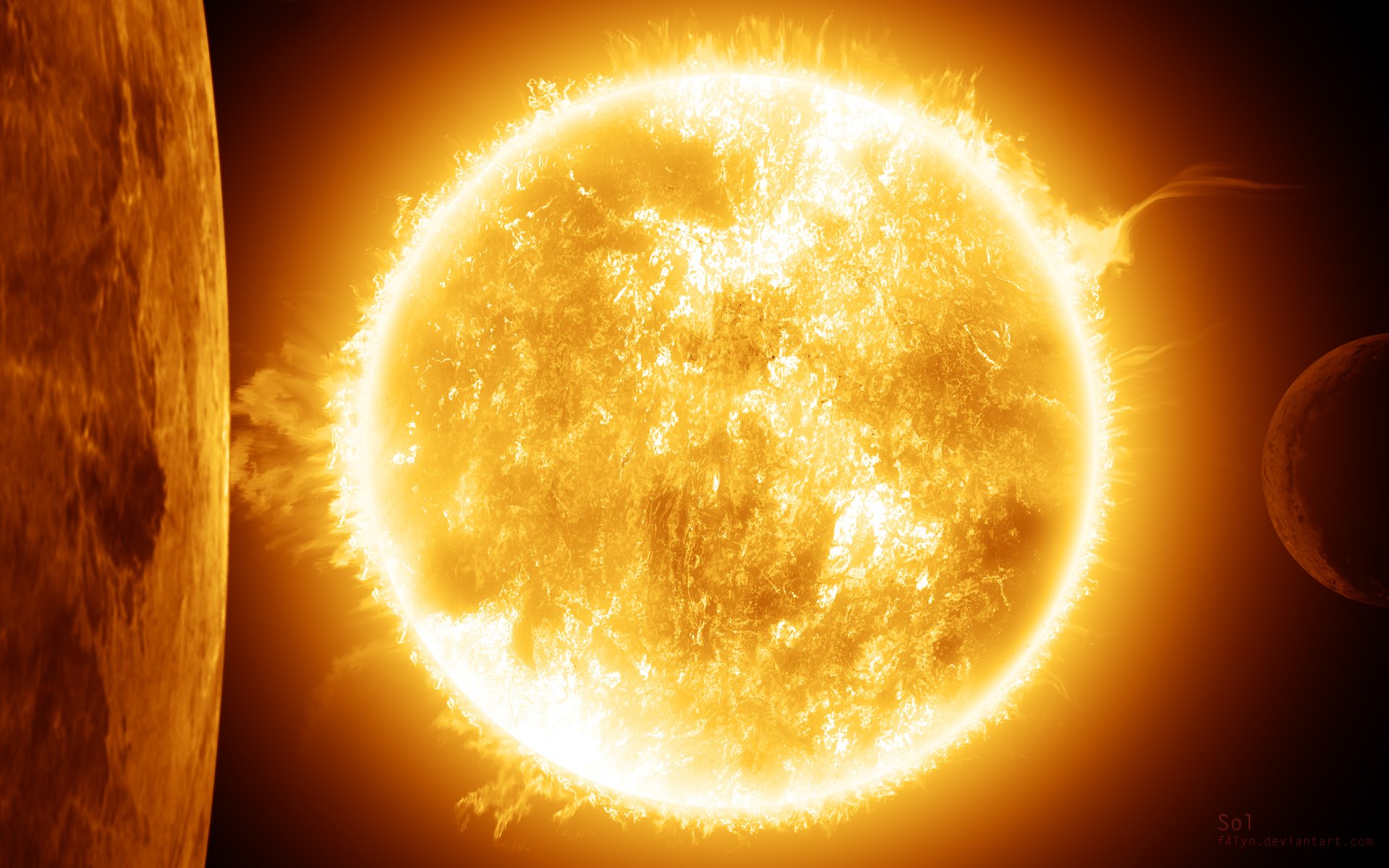 Фото солнца из космоса в высоком качестве в натуральном цвете