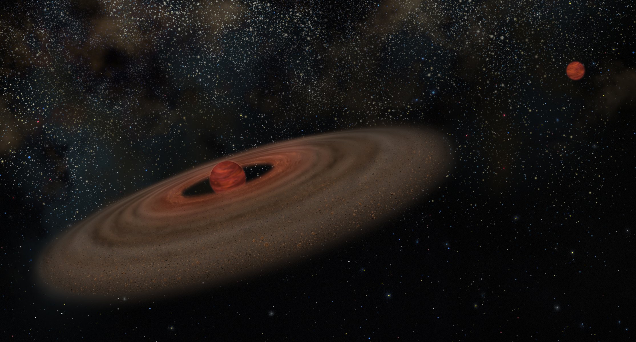 коричневые карлики экзопланеты протопланетарный диск рисунок
