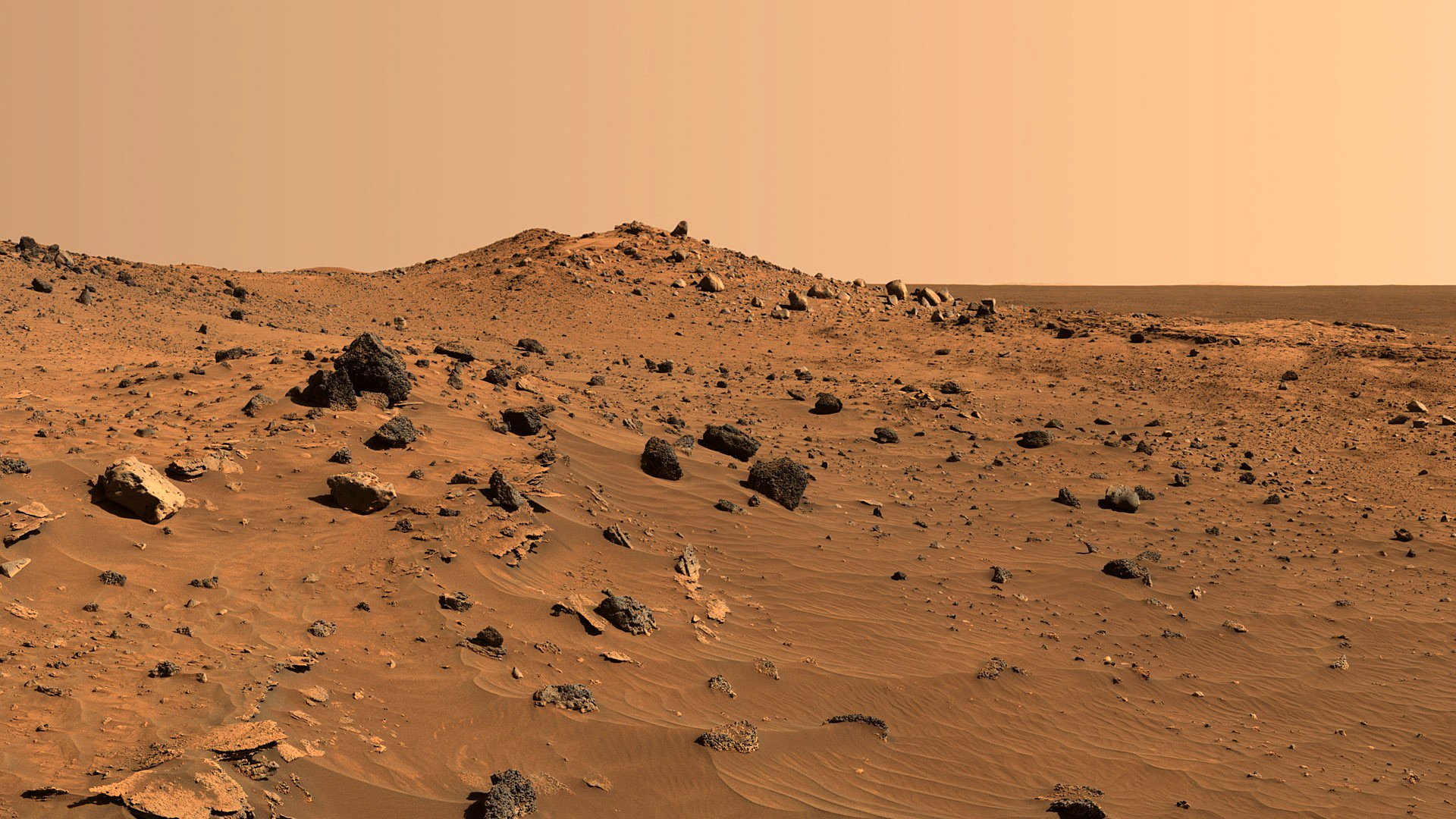 Поверхность Марса с марсохода