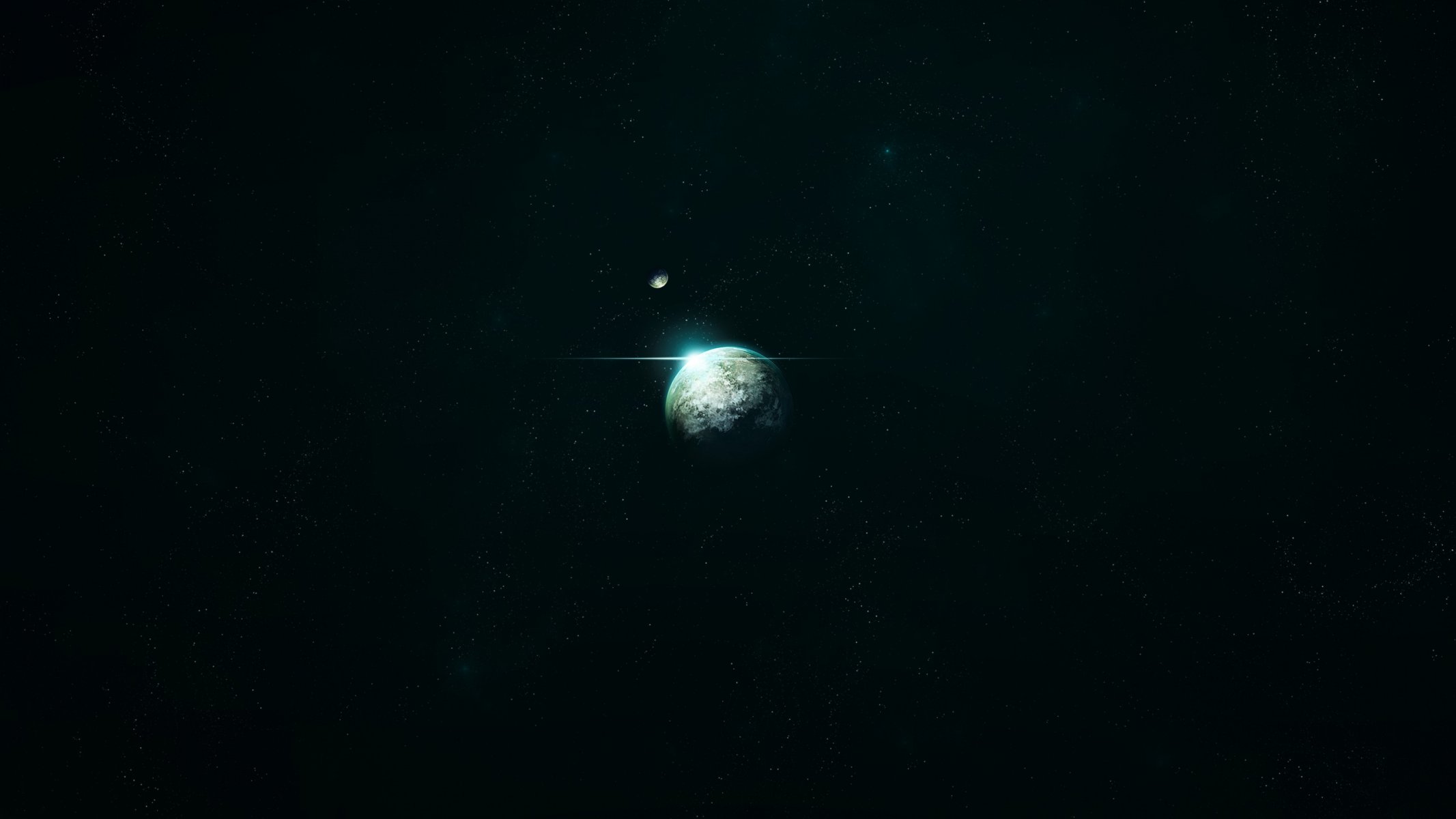 космос одинокая планета