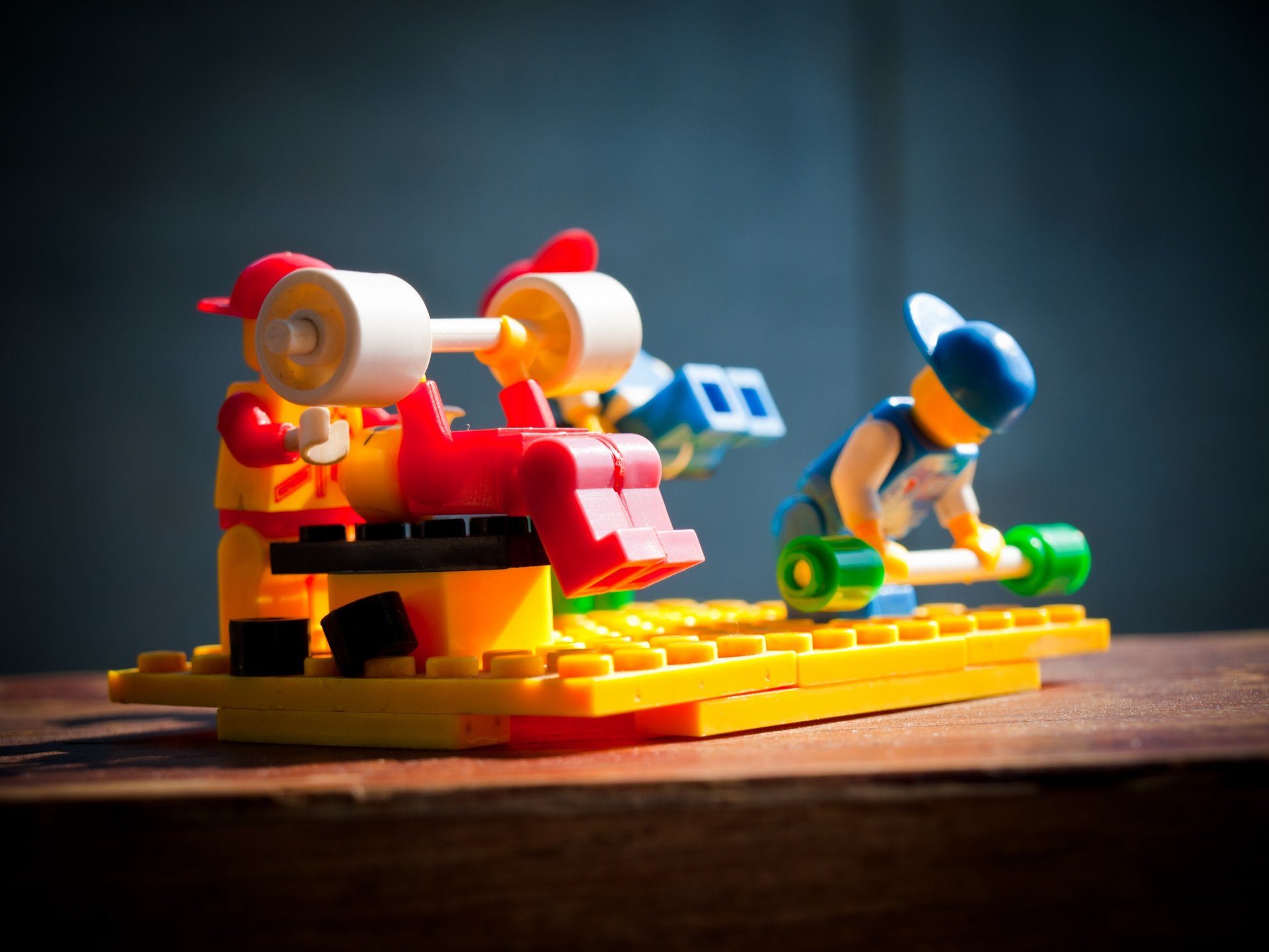 качки lego качалка спорт игрушки конструктор макро жим штанга
