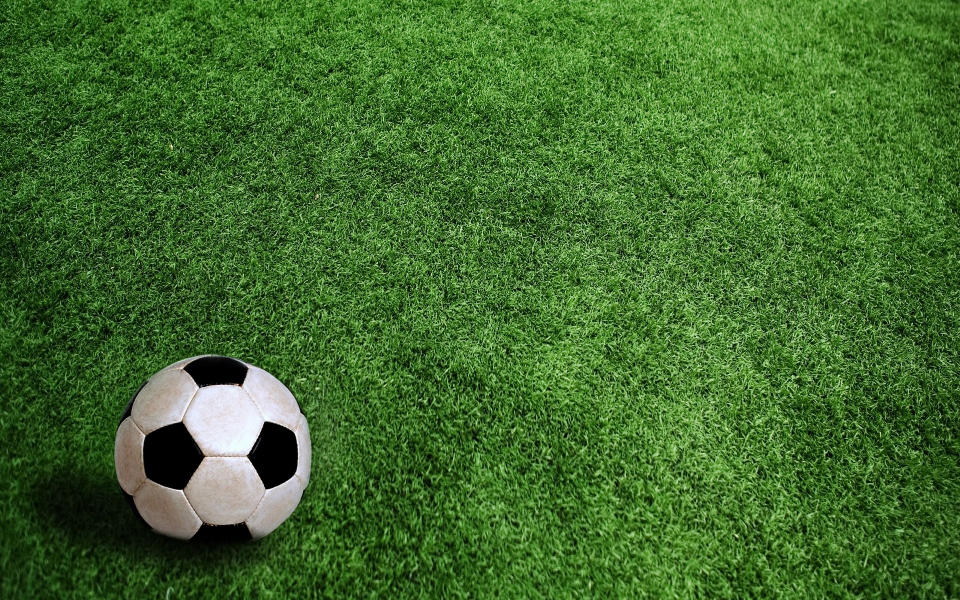 футбольный мяч поле трава