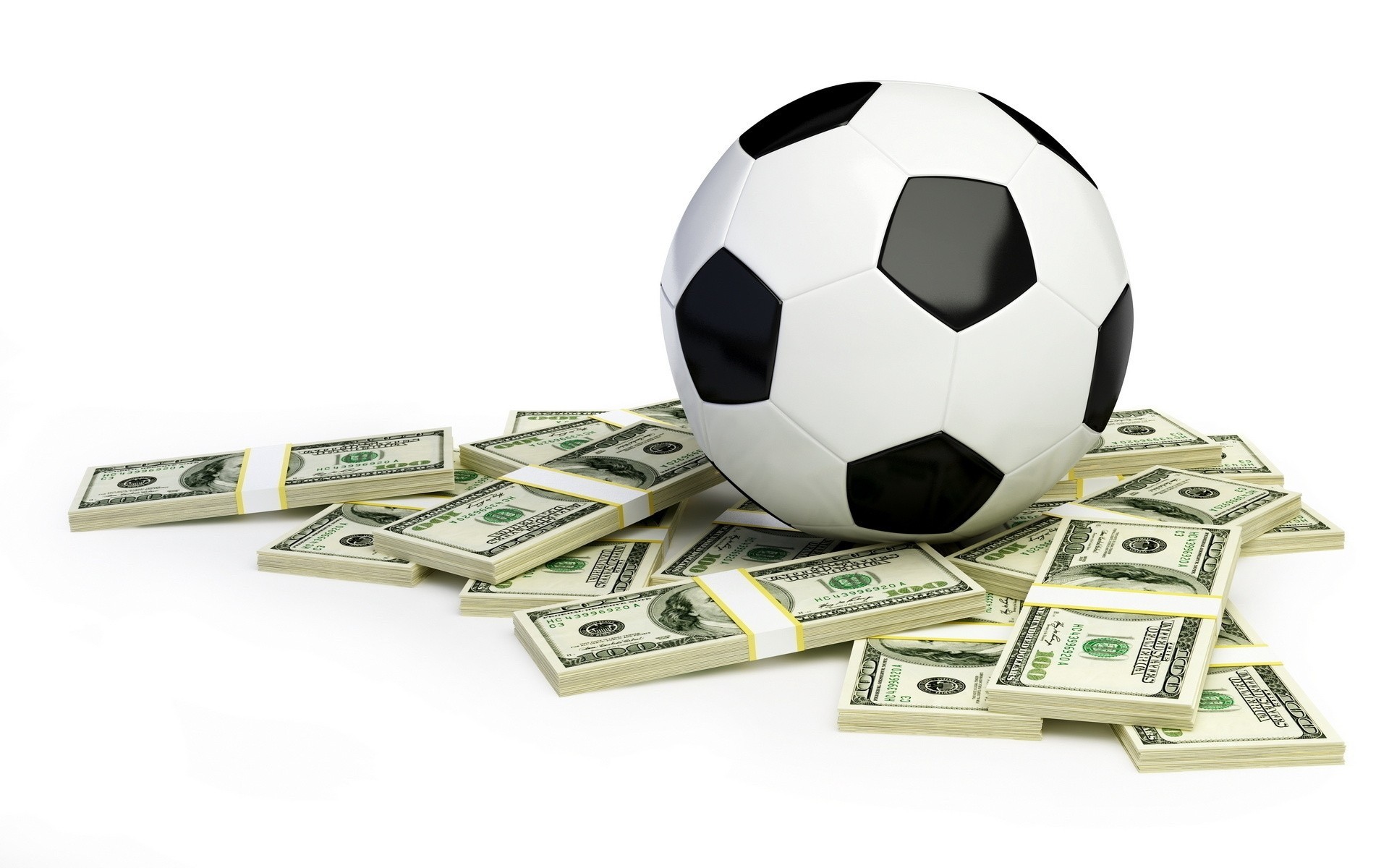 баксы шар деньги футбол пачки доллары