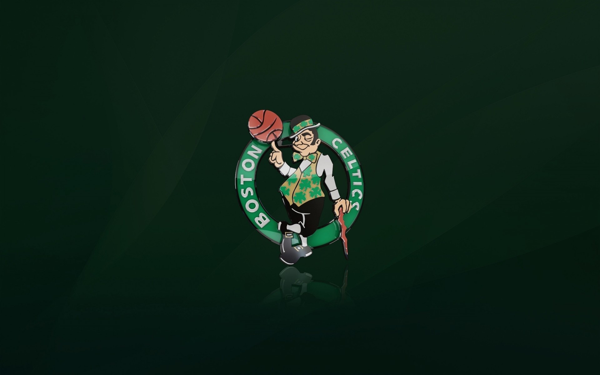 эмблема фон бостон баскетбол нба бостон селтикс зелень