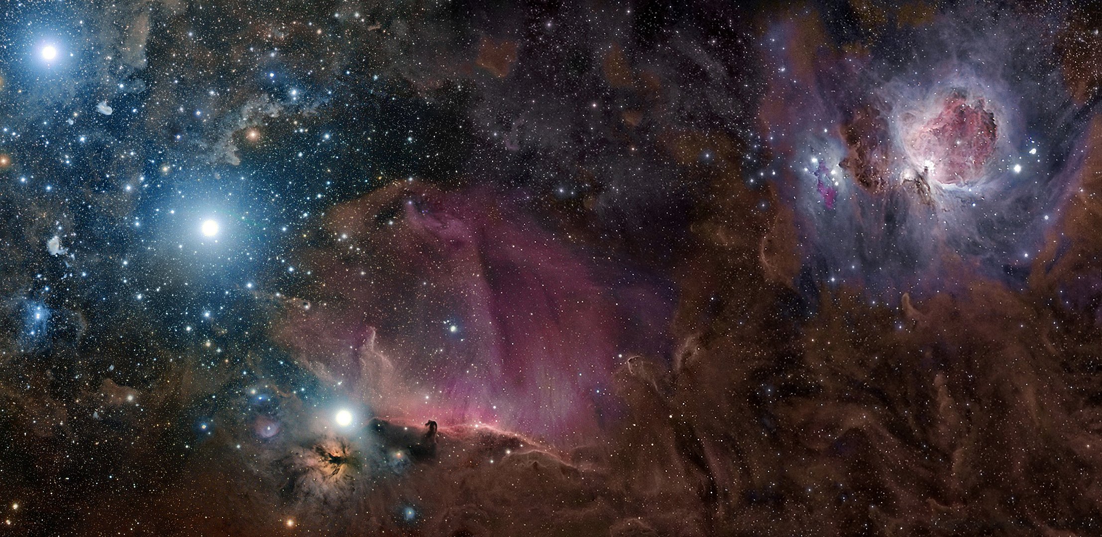 орион созвездие туманность м42 газ пыль звезды