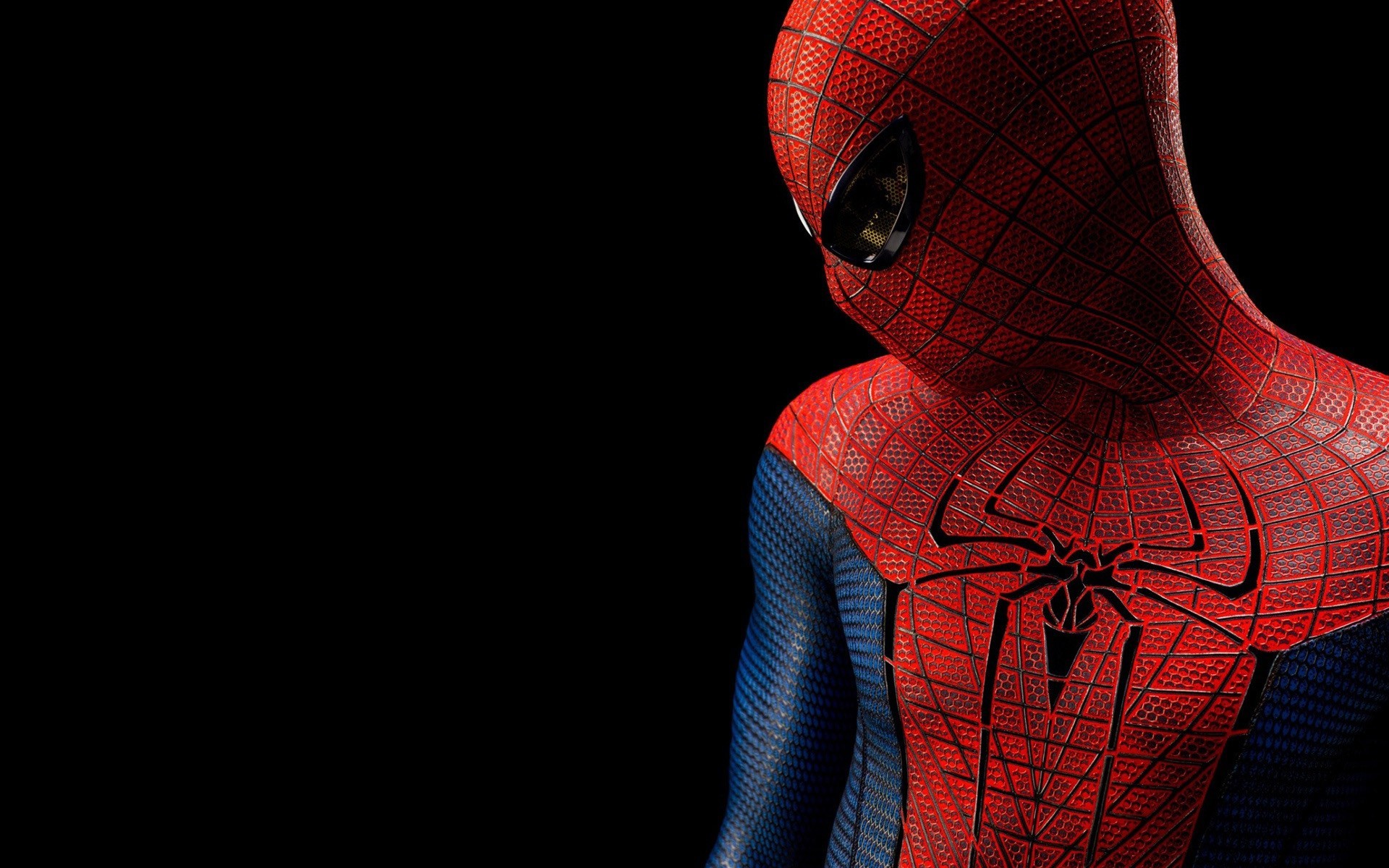 черный фон супергерои 3d графика человек-паук