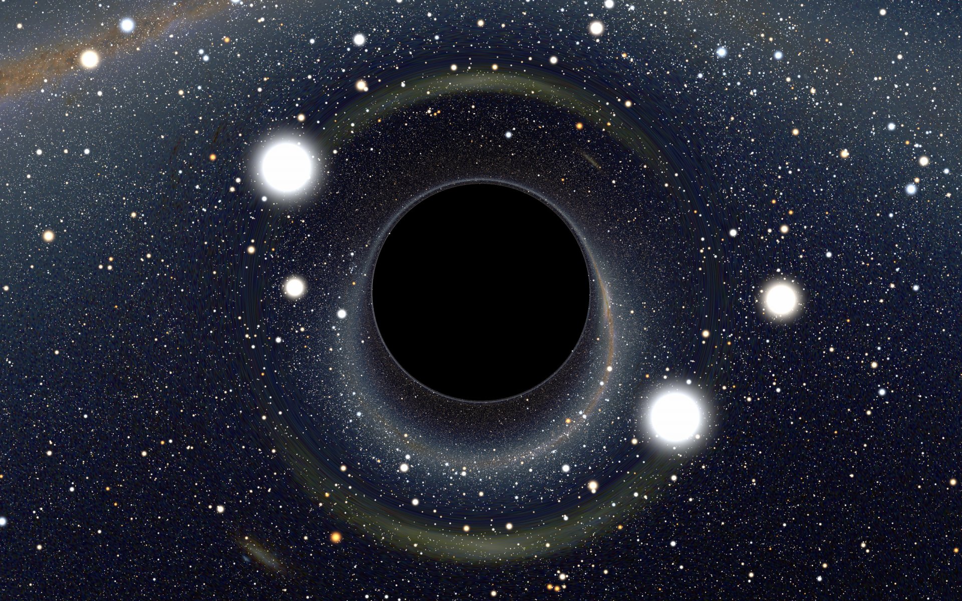 космос черная дыра звезды