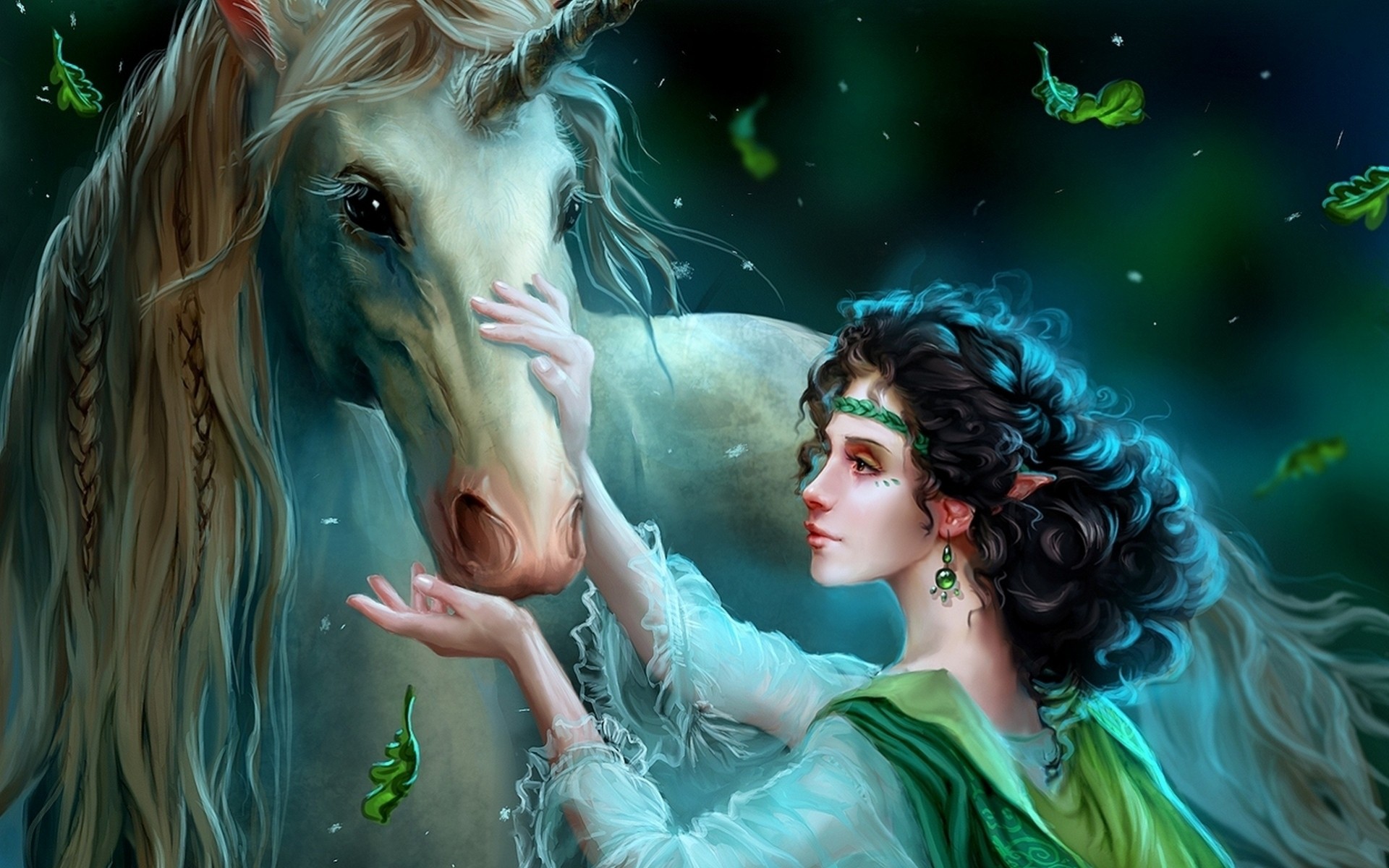 фэнтези графика лошадь девушка fantasy graphics horse girl скачать