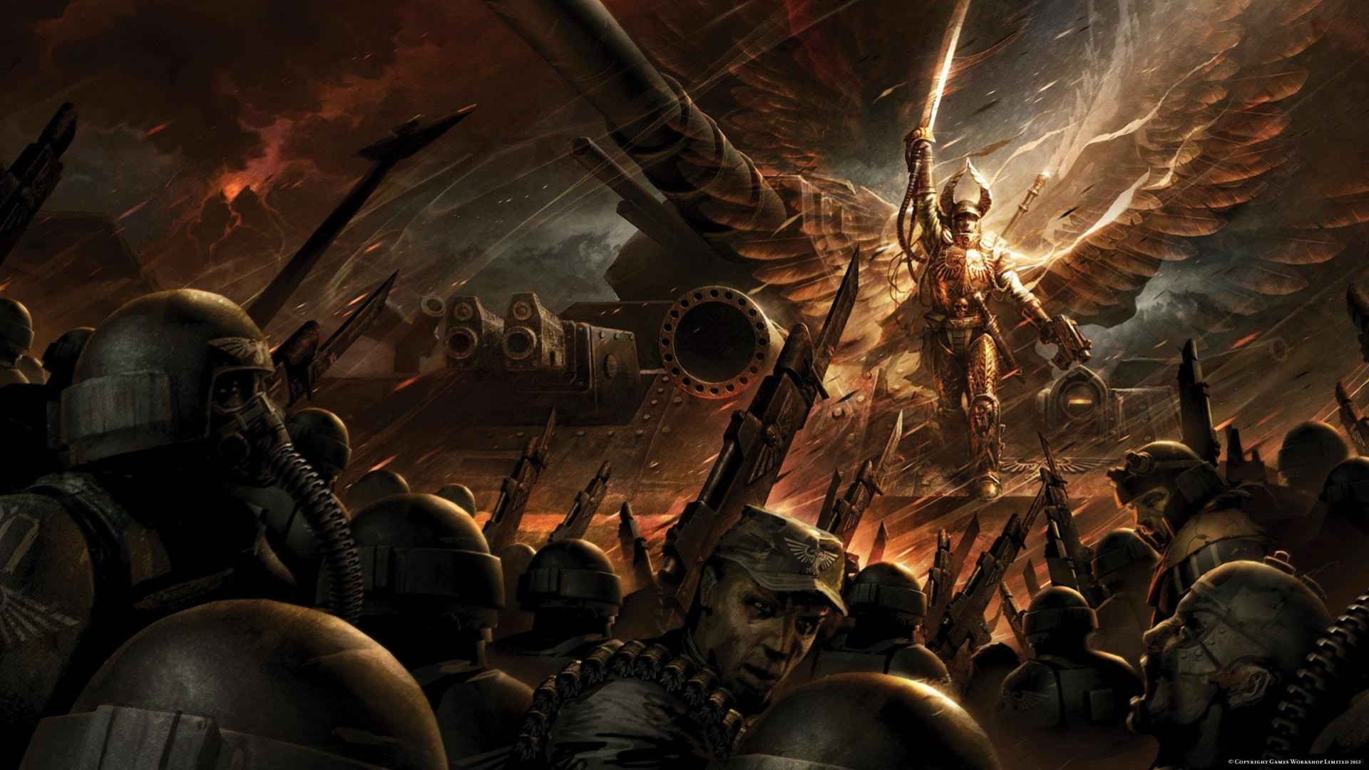 гвардия warhammer 40000 лорд лазганы солар махариус смертельный клинок