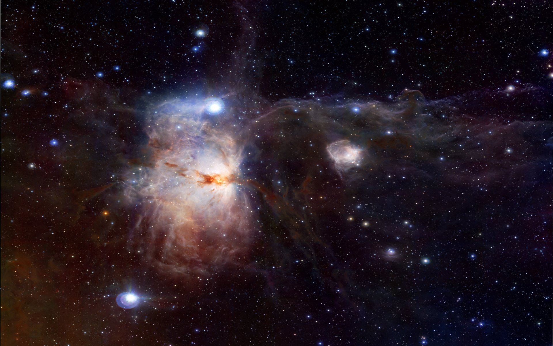 космос эмиссионная туманность созвездие орион