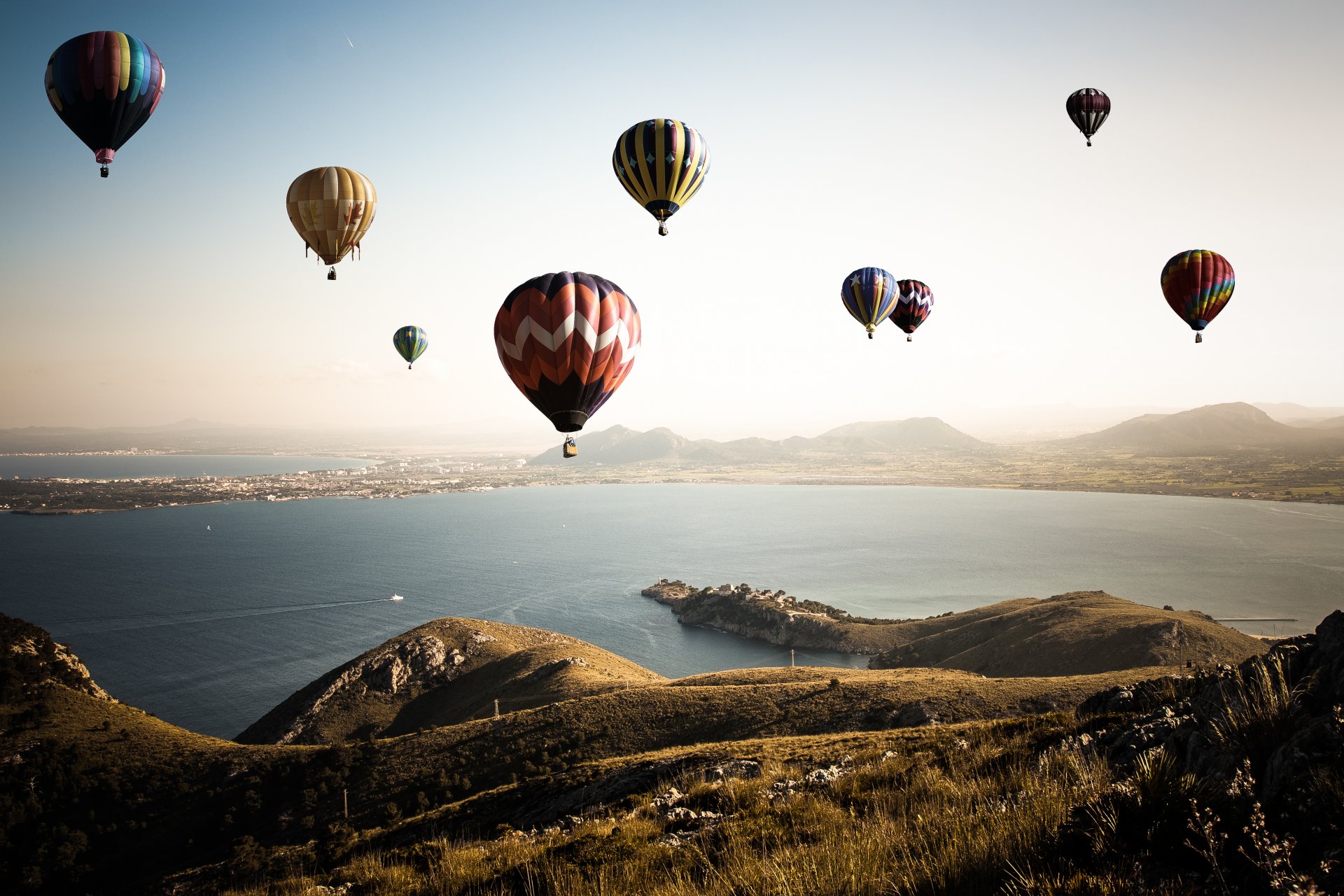 фотограф andrés nieto porras фото воздухоплавание воздушный шар воздушные шары полет небо