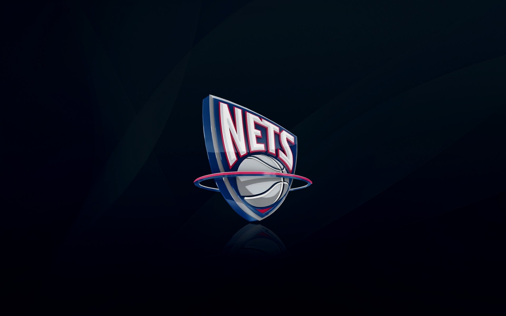 нью-джерси нетс нба джерси баскетбол сетки логотип фон синий