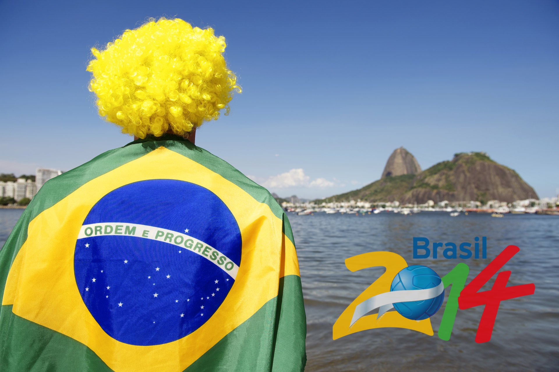 бразилия fifa кубок мира 2014 футбол флаг вентилятор логотип болельщик