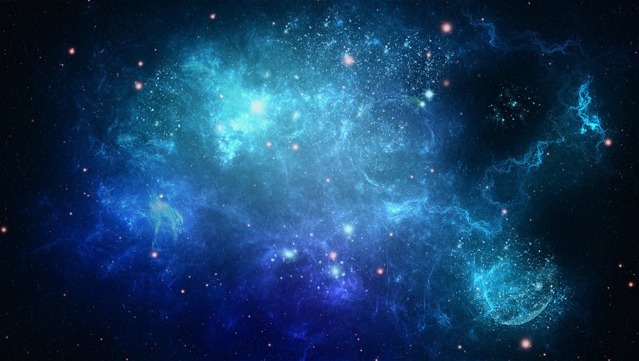 Космическое пространство с россыпью звёзд