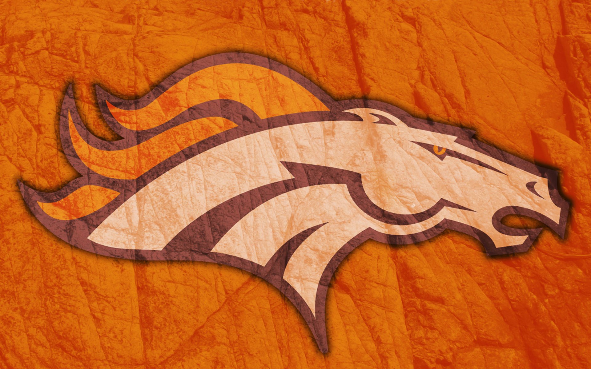 денвер бронкос лошадь голова грива пламя рисунок эмблема американский футбол логотип 2014