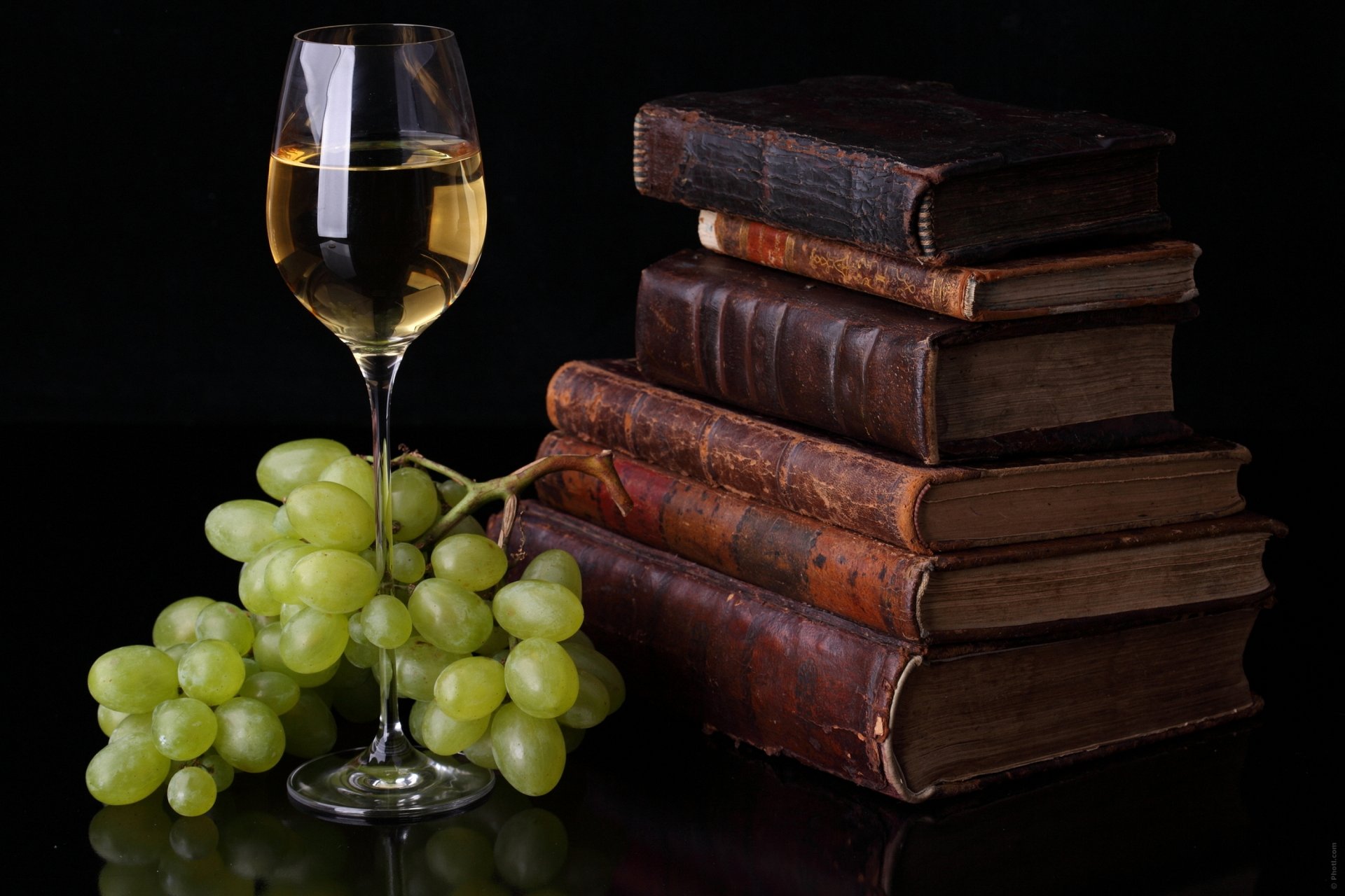 еда пища для ума книги виноград бокал вино