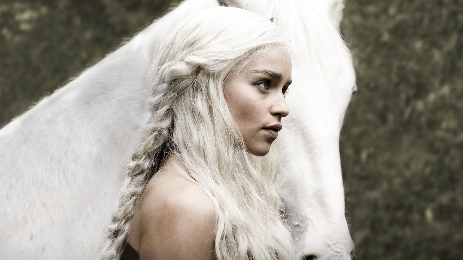 игра престолов daenerys targaryen кхалиси эмилия кларк девушка лошадь волосы актриса