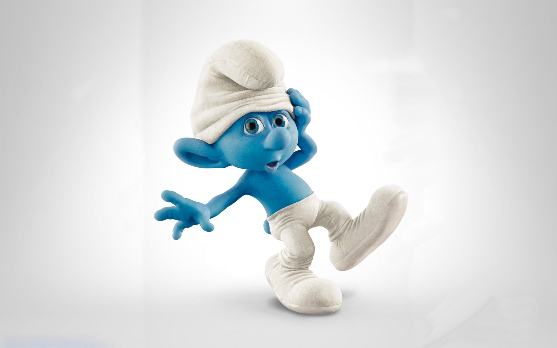 мультфильм смурфики the smurfs персонаж голубая кожа колпак
