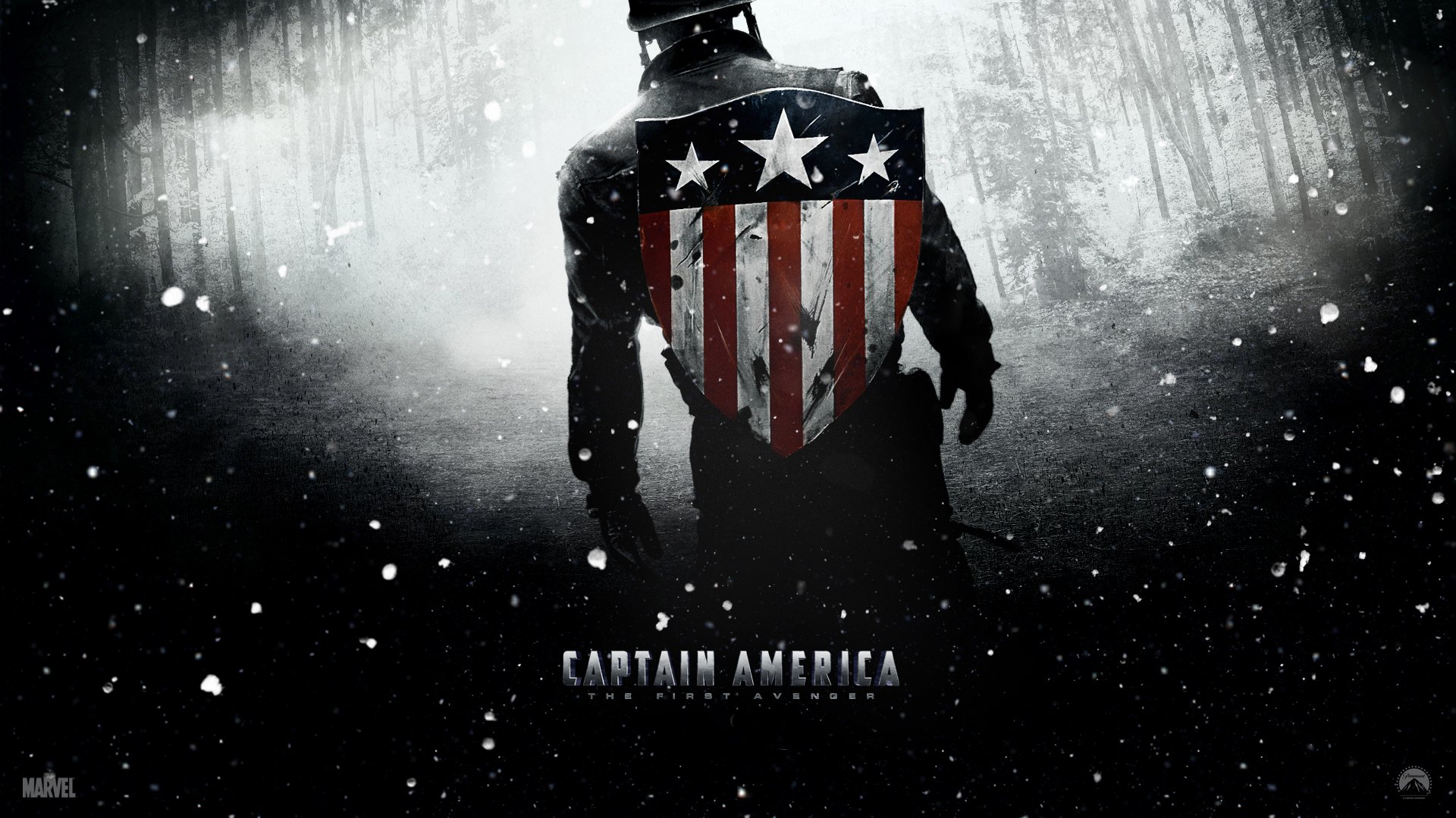 капитан америка первый мститель кино снег
