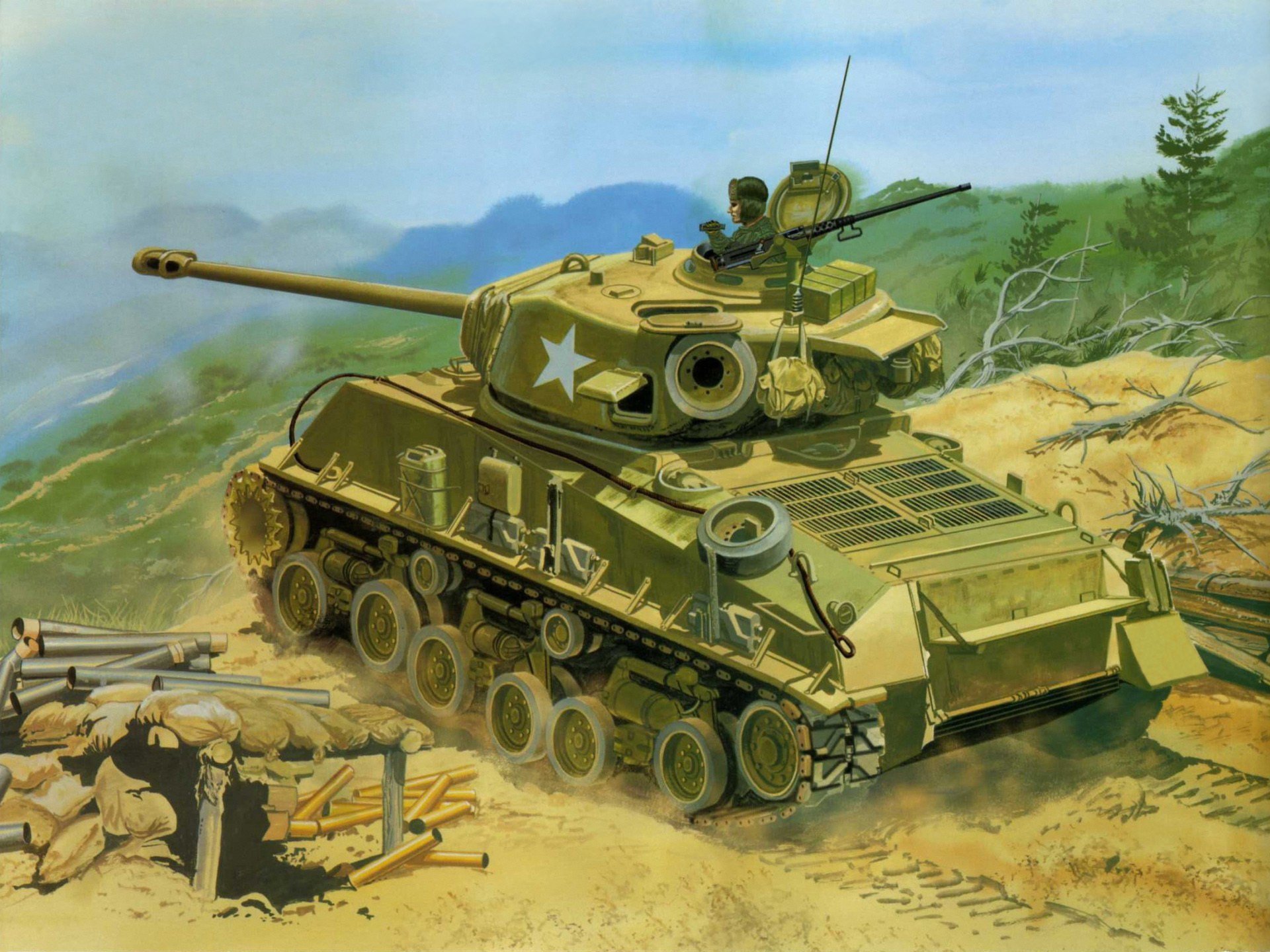 M4a3e8 Sherman Art