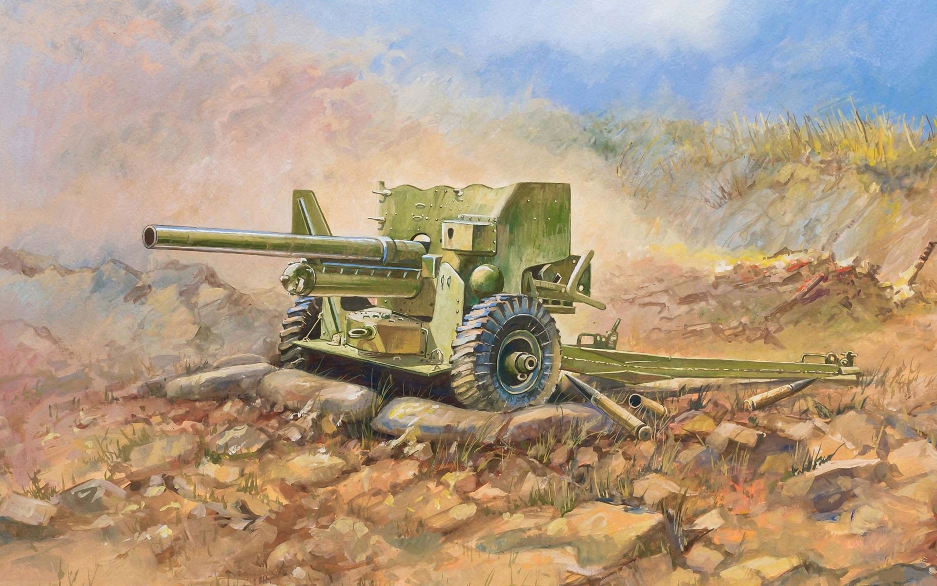МК 2 Британская 6 фунтовая противотанковая пушка