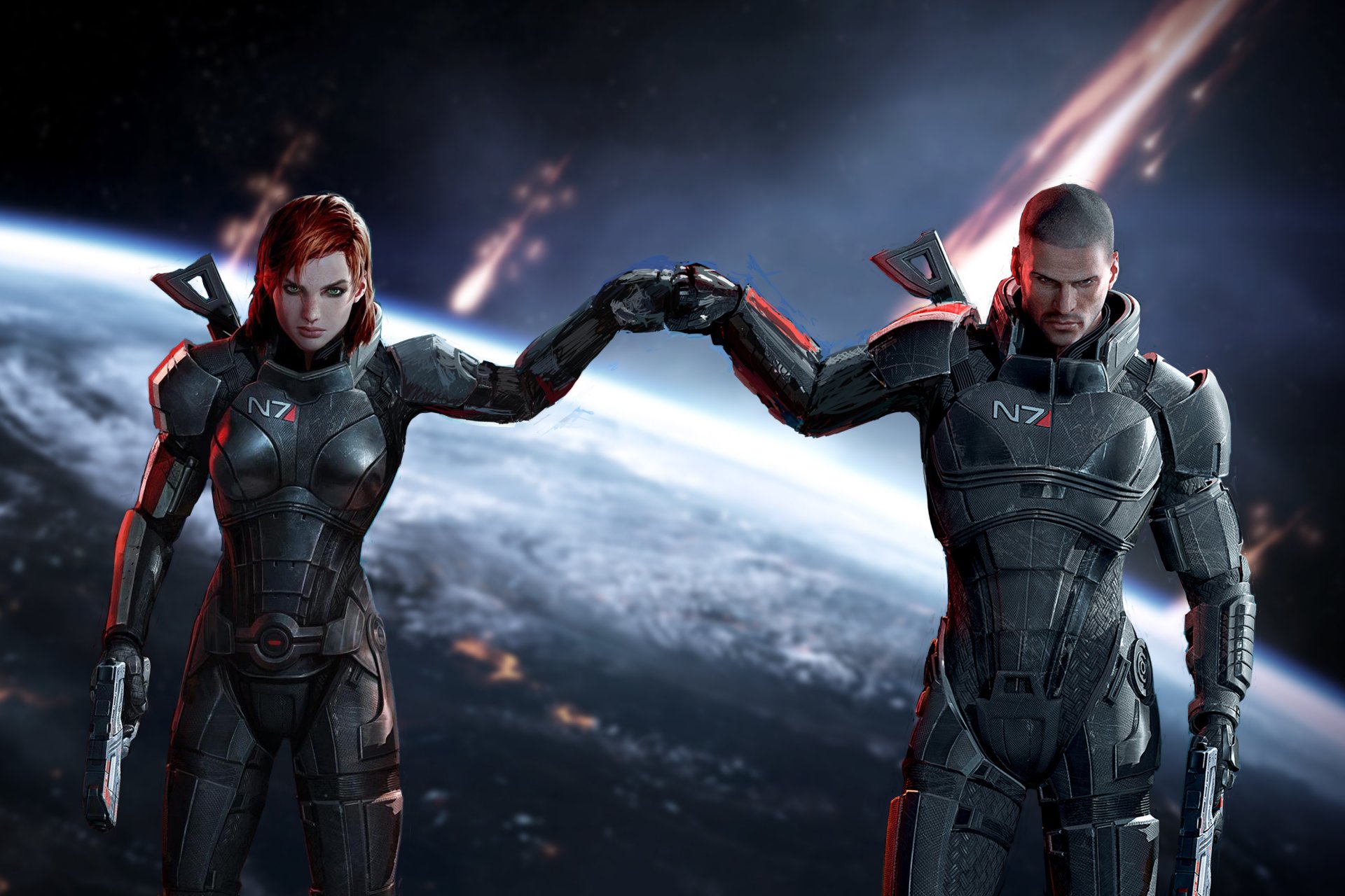 Mass Effect 3 - Shepard Gay Sex Scene
