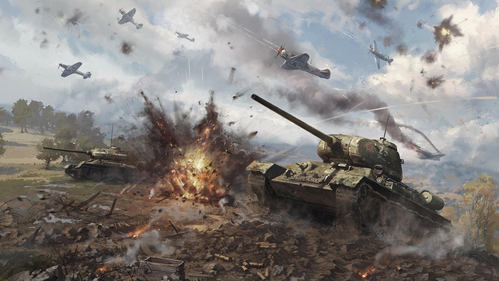 графика танки война Т-34 graphics tanks war T-34 загрузить