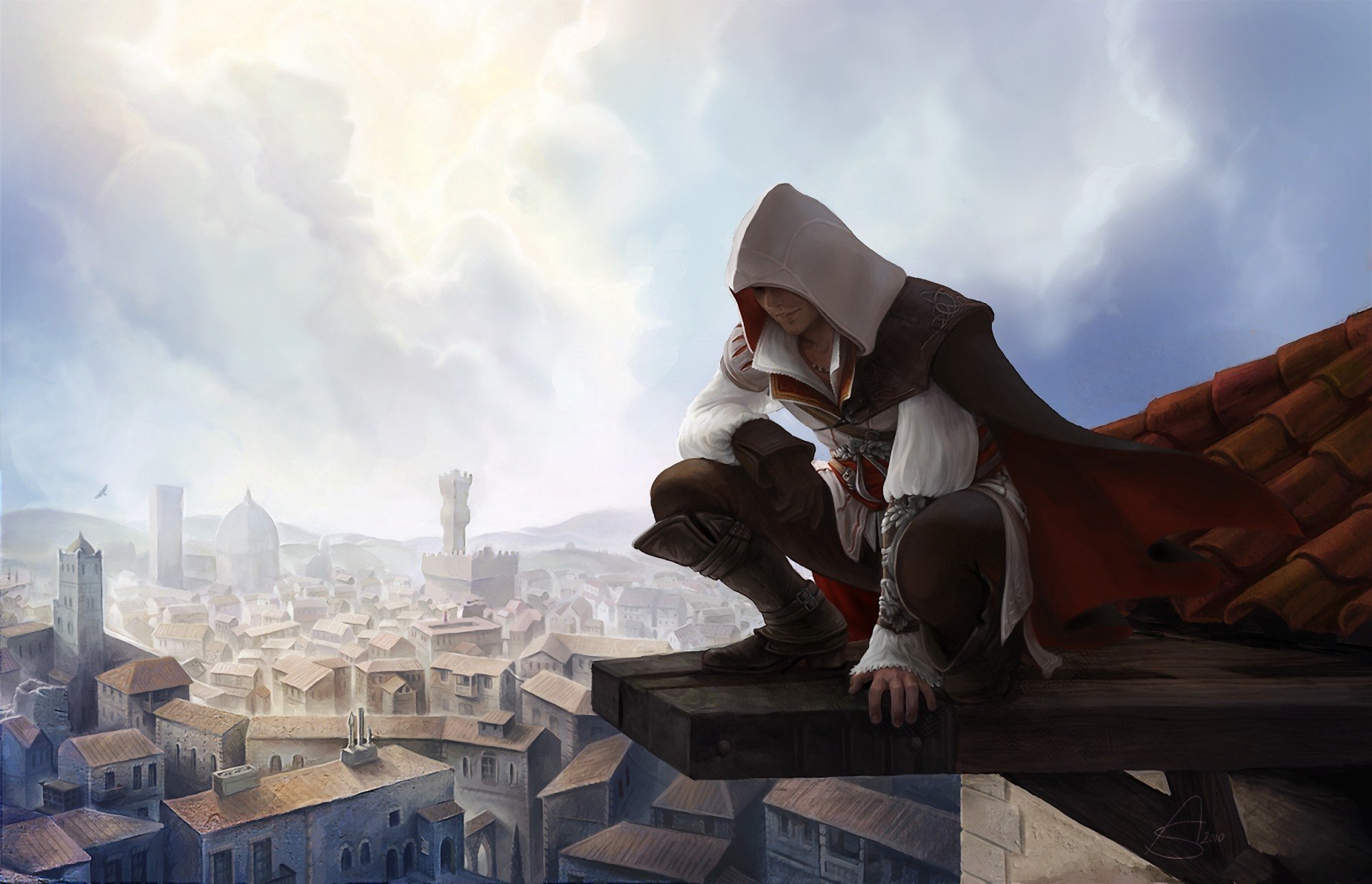 Assassin games 2. Assassins Creed 2 Эцио. Assassins Creed 2 Эцио Аудиторе арт. Assassins Creed 1 арт. Эцио ассасин Крид 2 ассасин.