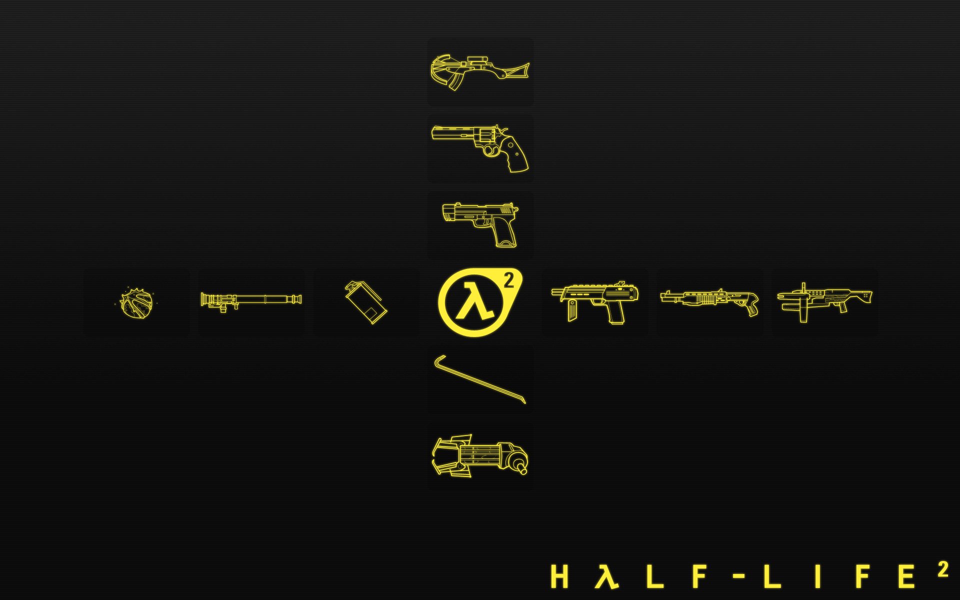 half-life 2 арсенал логотип минимализм