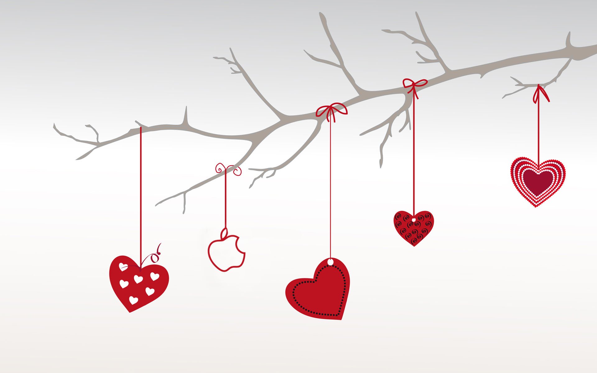 валентина \ 'ы день день святого валентина сердце ветка любовь яблоко