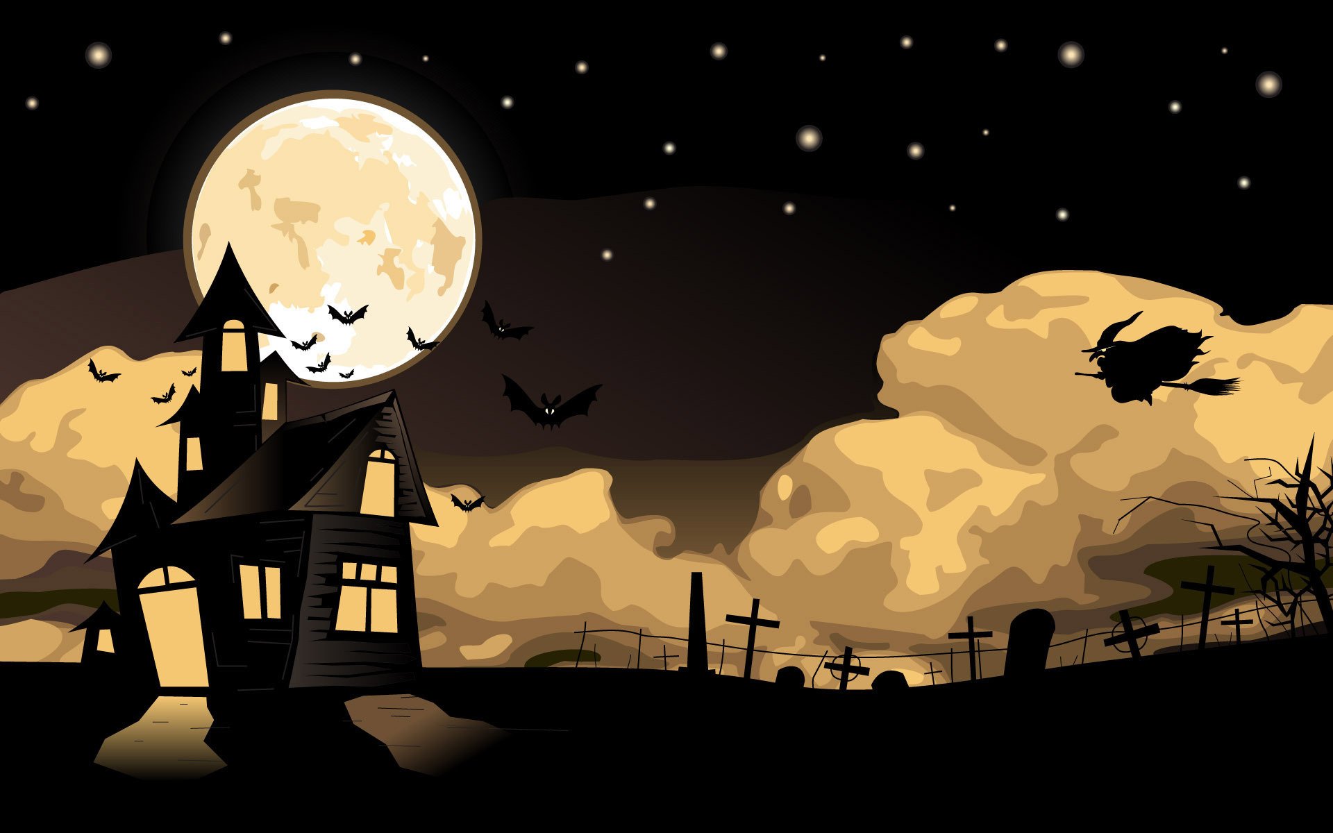 Хэллоуин дом Луна
