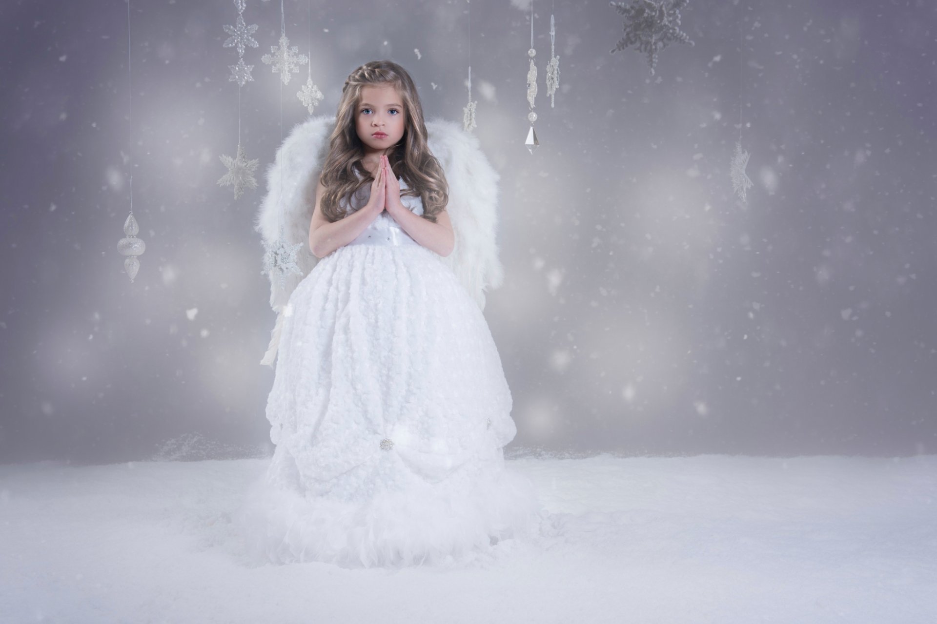 Рождество ангел снег Christmas angel snow скачать