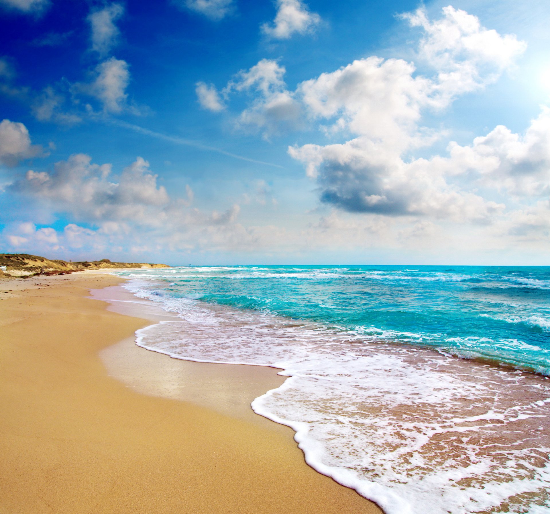 Побережье море солнце пляж бесплатно