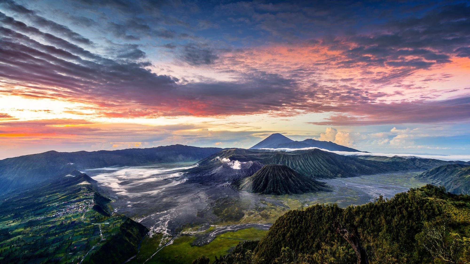 вулкан бром Индонезия бесплатно